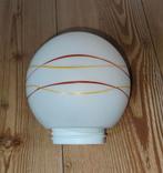 Vintage Retro glazen plaffoniere schroefbol lamp, Ophalen of Verzenden, Zo goed als nieuw