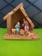 2x Kerststal en beeldje, Diversen, Kerst, Ophalen of Verzenden