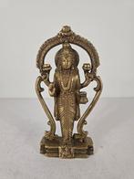 Beeld Vishnu, brons, India, midden 20e eeuw, Ophalen of Verzenden