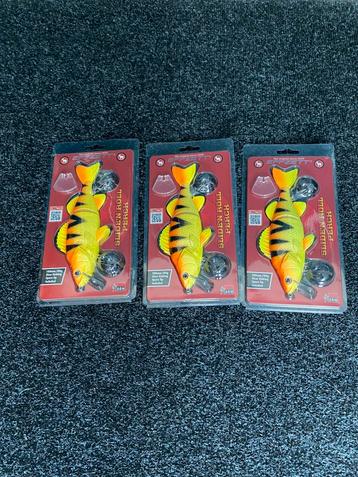 SALE Laatste 3 DAM Slide & roll perch 18cm 80gr orange perch beschikbaar voor biedingen
