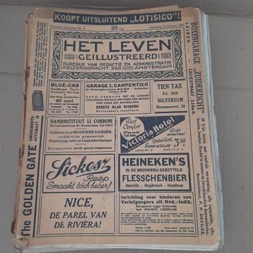 Oude kranten "Het Leven" geïllustreerd 1935 (29) + 1936 (4) beschikbaar voor biedingen