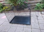 Grote honden bench zwart, Dieren en Toebehoren, Ophalen, Gebruikt, 65 tot 100 cm, Hondenhok