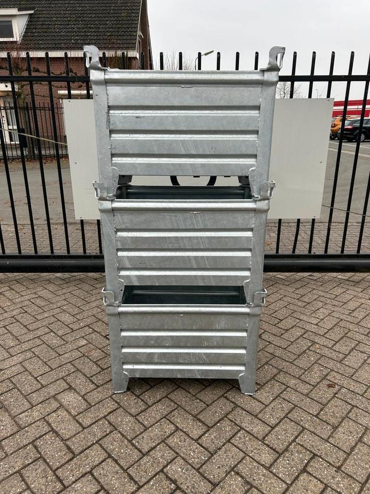 Stalen stapelbak/stapelkist/stapelbakken 80x50x40CM NIEUW, Doe-het-zelf en Verbouw, Overige Doe-het-zelf en Verbouw, Nieuw, Ophalen