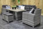 Minnesota Loungeset 3 Zitsbank 2 Lounge Tuinstoelen SHOWROOM, Ophalen of Verzenden, Zo goed als nieuw, Loungeset, Wicker
