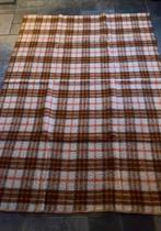 Vintage wollen deken, Huis en Inrichting, Woonaccessoires | Plaids en Woondekens, Ophalen of Verzenden, Gebruikt