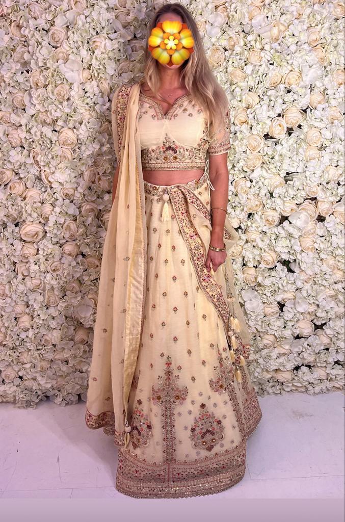 Lehenga, indian dress 38/M, Kleding | Dames, Gelegenheidskleding, Zo goed als nieuw, Overige typen, Maat 38/40 (M), Ophalen of Verzenden
