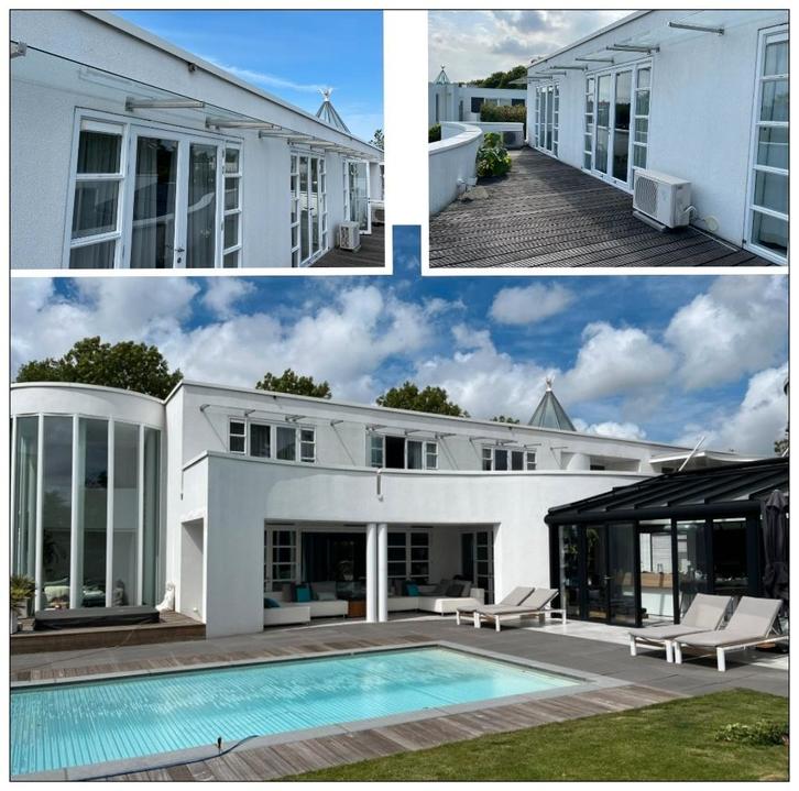 Overkapping, afdak, deurluifel luifel rvs/glas NIEUW op maat, Tuin en Terras, Overkappingen, Nieuw, Veranda, Ophalen of Verzenden