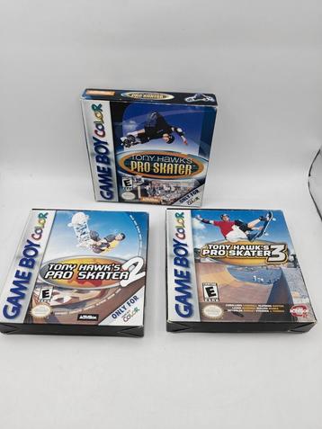 Tony Hawk Pro Skater 1, 2 en 3 CIB beschikbaar voor biedingen