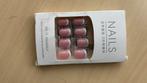 5 X Kunstnagels 14 mm  a 24 stuks verkoop per pakje, Ophalen of Verzenden, Nieuw, Roze, Toebehoren