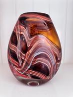 Dekocandle vaas, Huis en Inrichting, Ophalen of Verzenden, Minder dan 50 cm, Rood, Glas