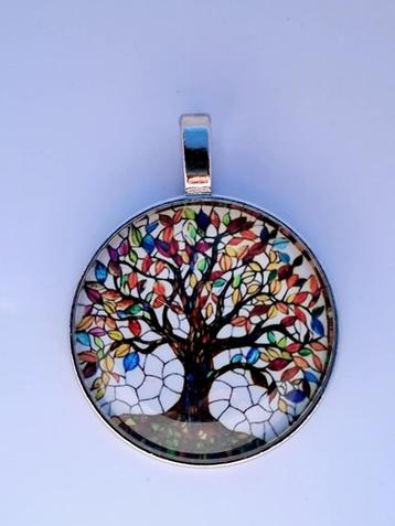  hanger life tree kleurig glas in lood beschikbaar voor biedingen