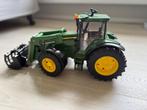 Bruder John Deere trekker met voorlader en balenpers, Hobby en Vrije tijd, Modelauto's | 1:32, Ophalen of Verzenden, Zo goed als nieuw