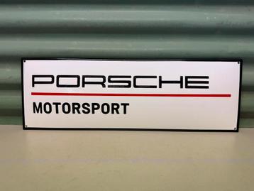 Emaille reclamebord porsche beschikbaar voor biedingen