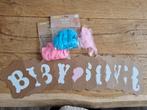 Babyshower jongen/meisje slinger + ballonnen, Ophalen of Verzenden, Nieuw