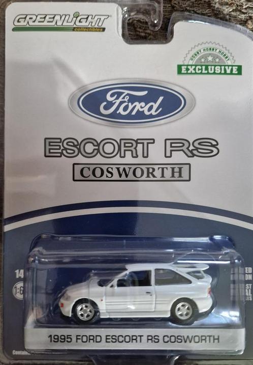 Ford Escort RS Cosworth Greenlight 1:64, Hobby en Vrije tijd, Modelauto's | Overige schalen, Ophalen of Verzenden