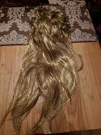 Blonde pruik man met matje, Ophalen of Verzenden, Zo goed als nieuw, Hoed of Pruik, Carnaval