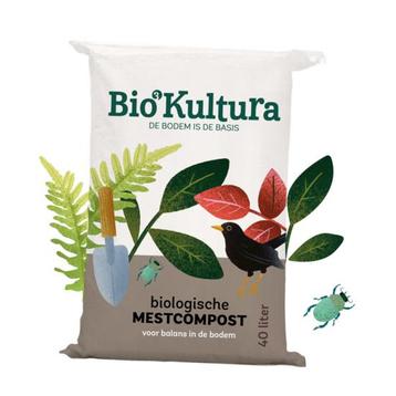 BioKultura mestcompost in 40L zakken - biologisch & turfvrij beschikbaar voor biedingen