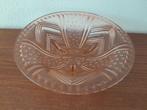 vintage fruitschaal , gekleurd glas , 29 cm, Ophalen of Verzenden, Overige stijlen, Glas, Schaal of Schalen