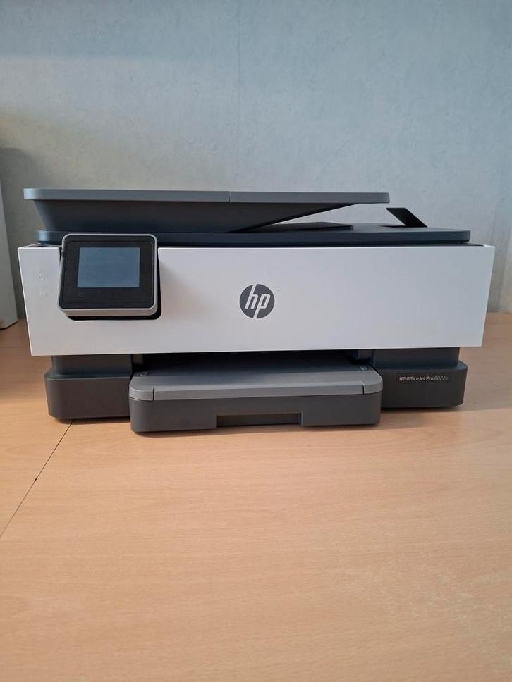 HP OfficeJet Pro 8022e All-in-One Printer, Computers en Software, Printers, Gebruikt, All-in-one, Inkjetprinter, Kleur printen