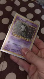 Unown holo japans neo pokemon kaart 1995 vintage, Hobby en Vrije tijd, Verzamelkaartspellen | Pokémon, Ophalen of Verzenden, Zo goed als nieuw
