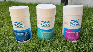 POOL CHAMPION PH+, Chlore Choc en Chlore Lent 1kg per bus beschikbaar voor biedingen