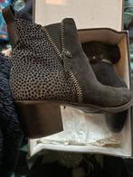Maripé zwarte leren laarsjes, maat 38,5, Zwart, Lage of Enkellaarzen, Nieuw, Ophalen of Verzenden