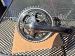 Shimano 105 crankstel triple, Fietsen en Brommers, Fietsonderdelen, Crankstel of Pedalen, Gebruikt, Racefiets, Ophalen of Verzenden