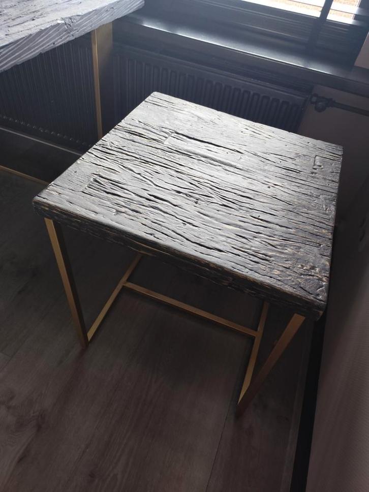 Richmond Interiors bijzettafels, Huis en Inrichting, Tafels | Bijzettafels, Zo goed als nieuw, Rond, 45 tot 60 cm, Minder dan 55 cm