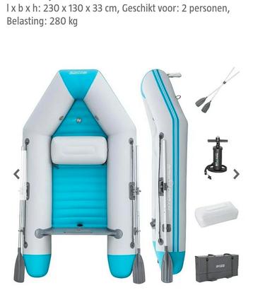 Nieuwe 230 airdeck rubberboot + 2005 yamaha 4pk 4takt  beschikbaar voor biedingen