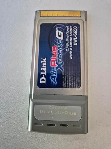 D-Link AirPlus Xtreme G DWL-G650 Cardbus Adapter beschikbaar voor biedingen
