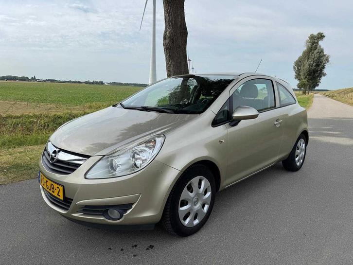 Opel Corsa 1.2-16V Enjoy Airco 70-GJB-2, Auto's, Opel, Bedrijf, Corsa, Overige brandstoffen, Euro 4, B, MPV, Handgeschakeld, Origineel Nederlands