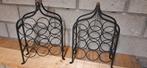 x 2 wijnrekken ijzer, Ophalen of Verzenden, Zo goed als nieuw, Metaal, Minder dan 50 cm