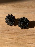 Zwarte vintage oorbellen, Overige materialen, Gebruikt, Zwart, Ophalen of Verzenden