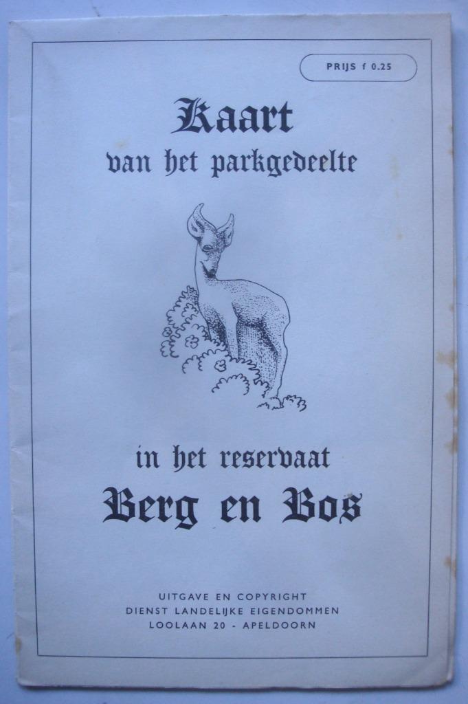 Oude kaart Berg en Bos Apeldoorn (telefoonnummer 4 cijfers!), Boeken, Atlassen en Landkaarten, Zo goed als nieuw, Landkaart, Nederland