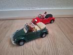 Kerst VW kever cabrio rood groen, in kerstman, versiering., Diversen, Kerst, Ophalen of Verzenden, Gebruikt