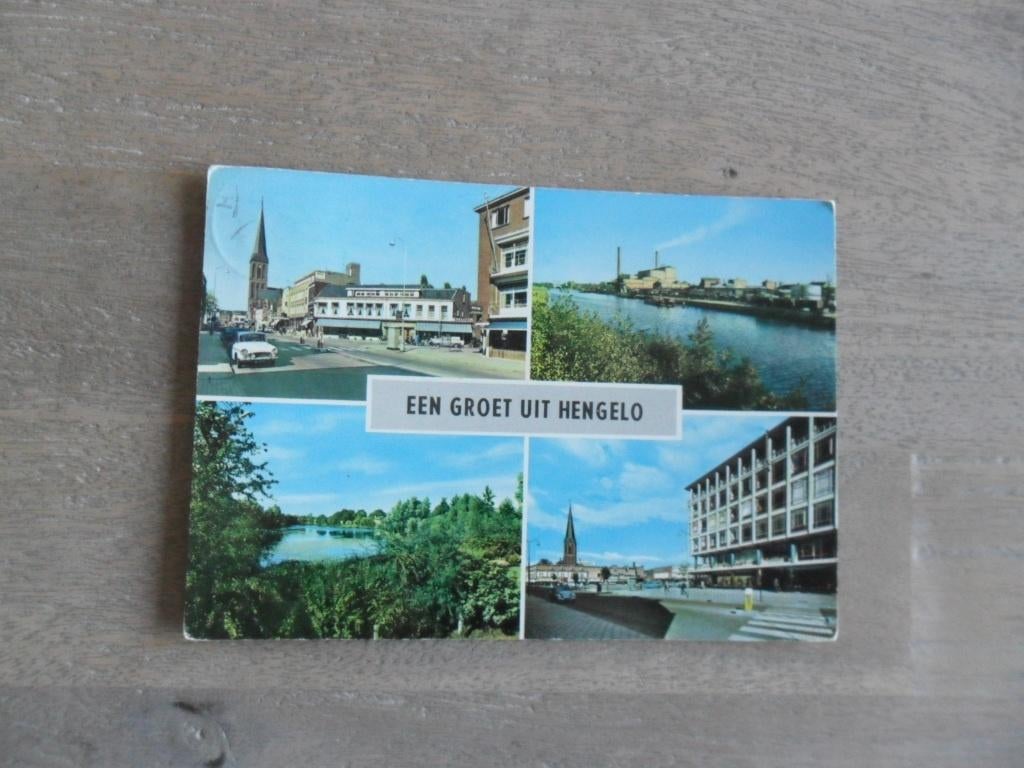 Hengelo, Enschedesestraat/kon.ned zout industrie 't Kleigat, Ophalen of Verzenden, 1960 tot 1980, Gelopen, Overijssel