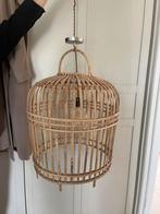 Rieten lamp breedte 50cm hoogte 75 cm, Huis en Inrichting, Lampen | Kroonluchters, Ophalen, Zo goed als nieuw