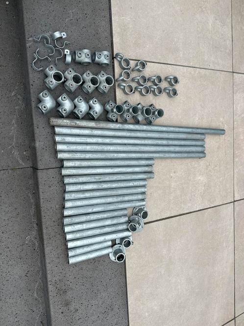 Steigerbuizen met verbindingen, Doe-het-zelf en Verbouw, Metalen, Gebruikt, IJzer, Ophalen