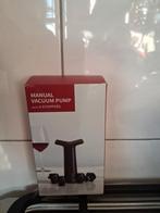 Vacuümpomp voor wijnflessen + 4 doppen, Ophalen of Verzenden, Nieuw
