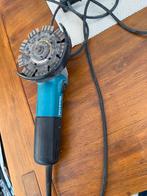 Makita slijpmachine 125 rond, Ophalen of Verzenden, Zo goed als nieuw, Minder dan 700 watt, Haakse handslijpmachine