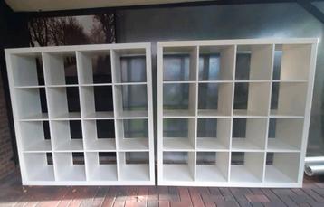 2x ikea kallax  / expedit Vakkenkast 4x4 beschikbaar voor biedingen