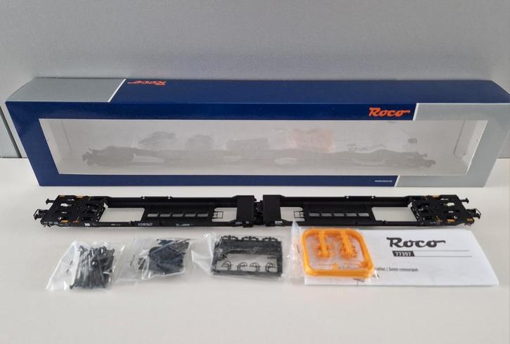 Roco 77397 T3000 containerwagen KLV Kombiverkehr, Hobby en Vrije tijd, Modeltreinen | H0, Nieuw, Wagon, Gelijkstroom, Roco, Ophalen of Verzenden