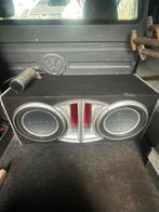 Rockford fosgate punch dubbele subwoofer + carplay scherm, Auto diversen, Ophalen