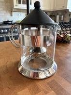 Sweden theepot glas metaal merk MENU, Ophalen of Verzenden, Zo goed als nieuw, Koffiemachine