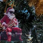Kerstman met saxofoon kerstboom hanger., Ophalen of Verzenden, Nieuw