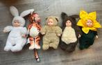 Vintage Anne Geddes poppen 5x knuffels babypop lot baby doll, Verzamelen, Poppen, Ophalen of Verzenden, Pop