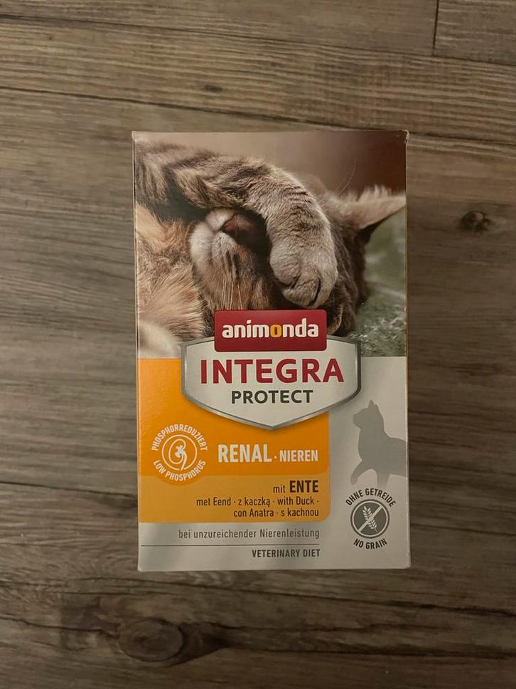 Animonda renal kattenvoer eend 5 kuipjes, Dieren en Toebehoren, Dierenvoeding, Kat, Ophalen