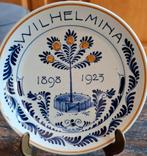 Porseleyne Fles. Jubileumbord Wilhelmina. 1898-1923., Ophalen