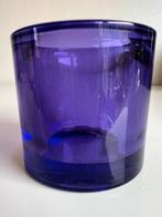 Iittala KIVI Marimekko Waxinelichthouder~Lilac Paars Purple, Ophalen of Verzenden, Zo goed als nieuw, Overige materialen, Minder dan 25 cm