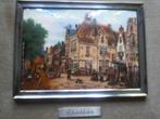 Willem KOEKKOEK, (P.Scheen) Mooi Geemailleerd stadsgedeelte, Antiek en Kunst, Ophalen of Verzenden
